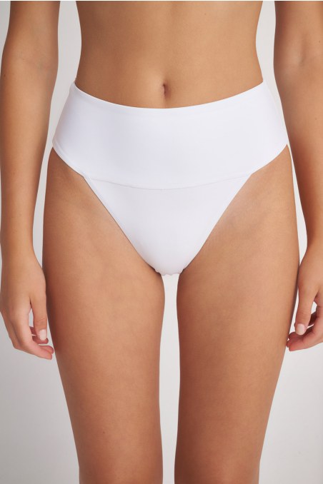 FASHION SOLIDS HIGH WAISTED BIKINI SLIP-24802091-102