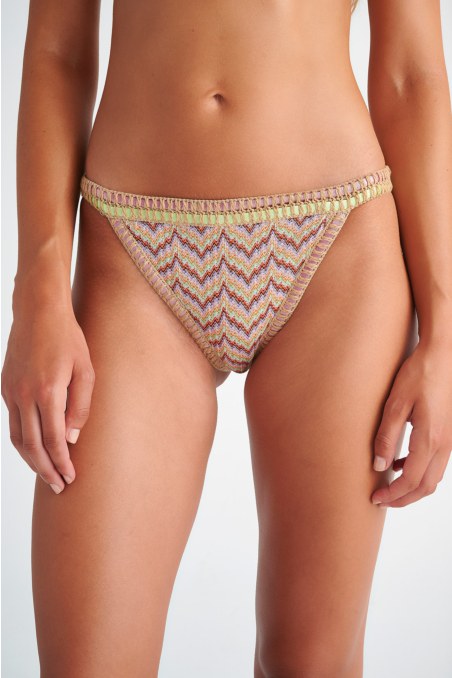 CROCHET SWIMWEAR BIKINI SLIP-24802092-301
