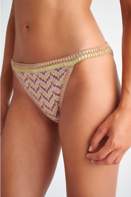 CROCHET SWIMWEAR BIKINI SLIP-24802092-301