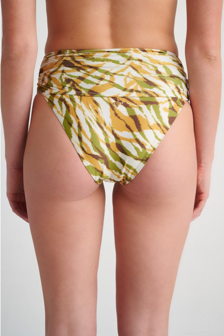 PRINTED BIKINI SLIP WITH FRONT TWIST DETAIL-24802161-521