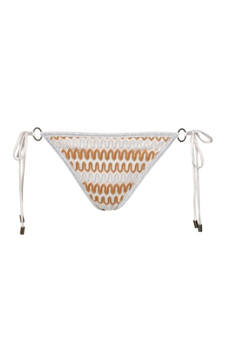 CROCHET SWIMWEAR TIE-SIDE BIKINI SLIP-24802281-203