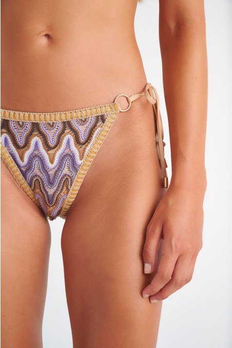 CROCHET SWIMWEAR TIE-SIDE BIKINI SLIP-24802290-812