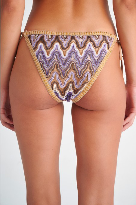 CROCHET SWIMWEAR TIE-SIDE BIKINI SLIP-24802290-812