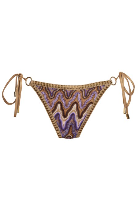 CROCHET SWIMWEAR TIE-SIDE BIKINI SLIP-24802290-812