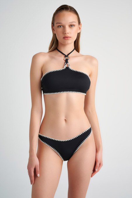 SWIMWEAR BIKINI SLIP WITH CROCHET DETAILS-24802450-110