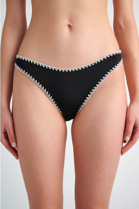 SWIMWEAR BIKINI SLIP WITH CROCHET DETAILS-24802450-110