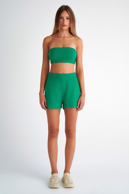 COTTON SHORTS IN LOOSE FIT-24810115-517