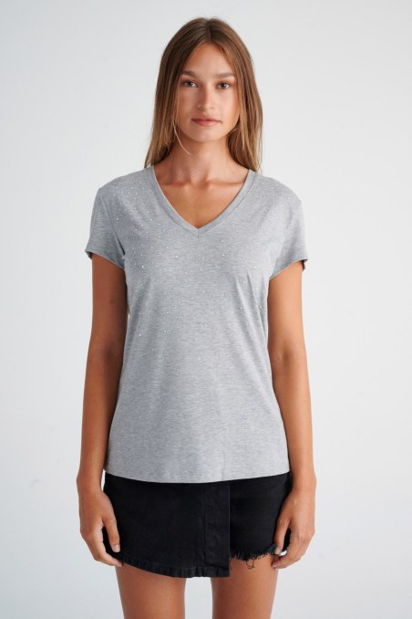 T-SHIRT WITH SPARKLING STRASS-24812079-201