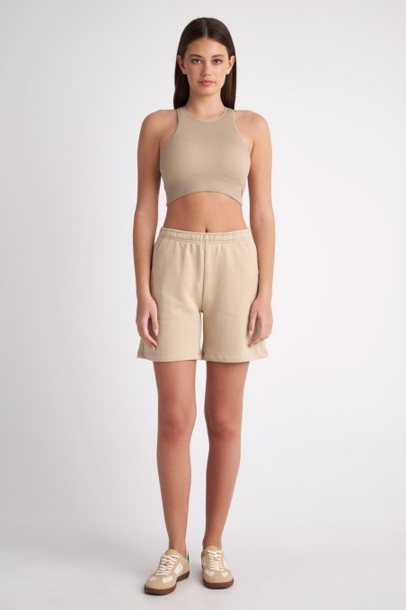 SEAMLESS HALTER CROPPED RIBBED TOP-24818010-301