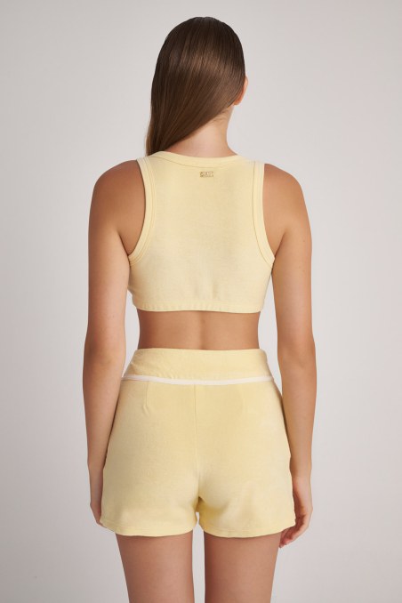 BUTTONED TERRY CROP TOP-24818095-948