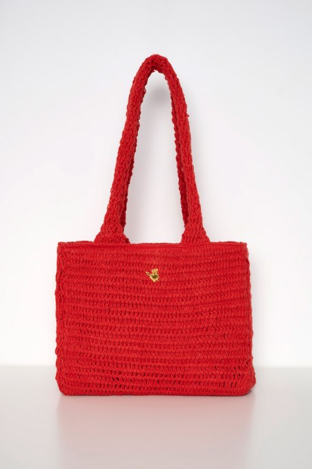 MONOCHROME CROCHET TOTE BAG-24819042-623