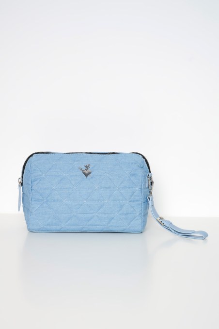 MONOCHROME QUILTED POUCH/COSMETIC CASE-24819087-423