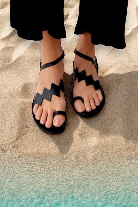 ΧΕΙΡΟΠΟΙΗΤΟ ΙΣΙΟ ΔΕΤΟ ΣΑΝΔΑΛΙ ΜΕ ΜΕΤΑΛΛΙΚΗ ΑΓΚΡΑΦΑ-24819132-110