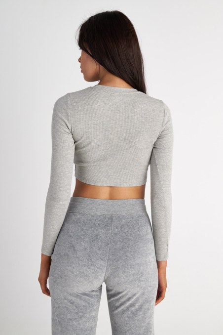 LONG SLEEVED BASIC RIBBED COTTON CROPPED TOP-24832041-210