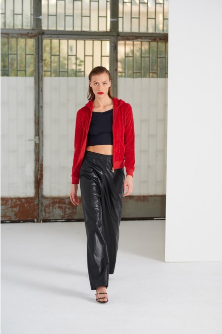 MULTICOLOR STRASS EMBELLISHED VELOUR JACKET-24833026-637