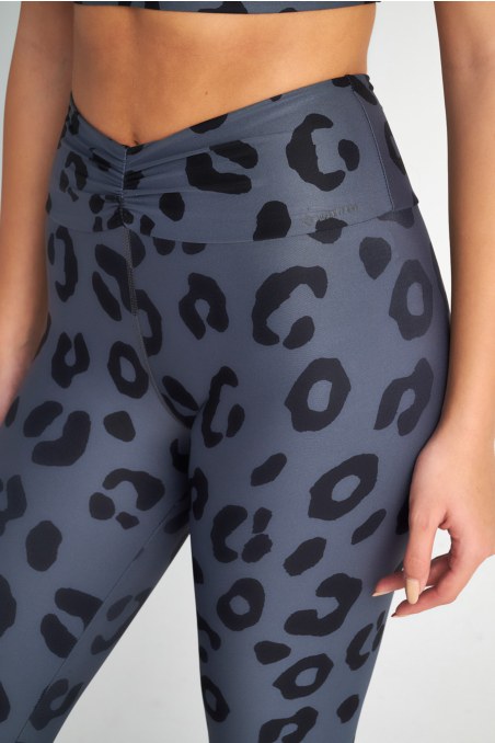 LEOPARD PRINTED HIGH WAISTED SPORTS LEGGINGS-24845023-920