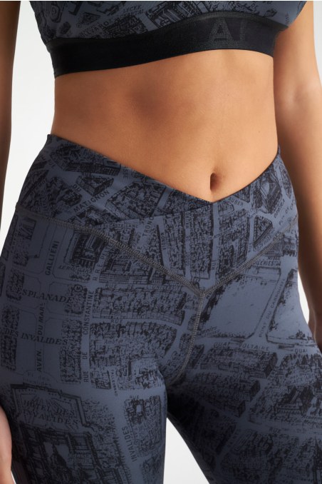 PRINTED HIGH WAISTED SPORTS LEGGINGS-24845024-920