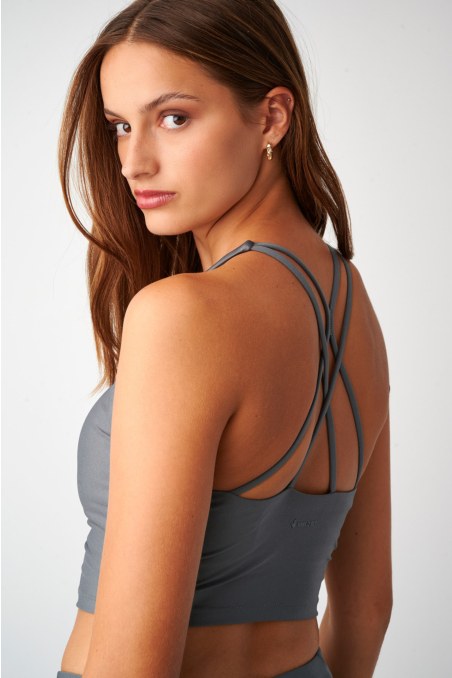 SPORTS CROP TOP WITH STRAPPY CROSSED BACK-24868097-206