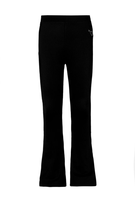 FLARED LEGGINGS/PANTS FOR GIRLS IN SHINY LOOK-25611017-110