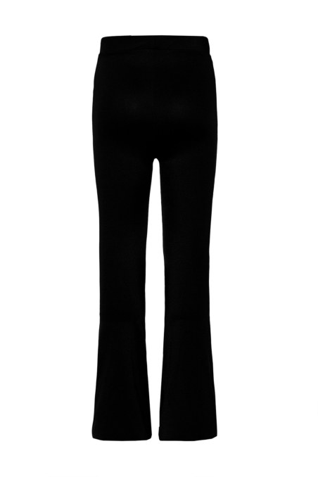 FLARED LEGGINGS/PANTS FOR GIRLS IN SHINY LOOK-25611017-110