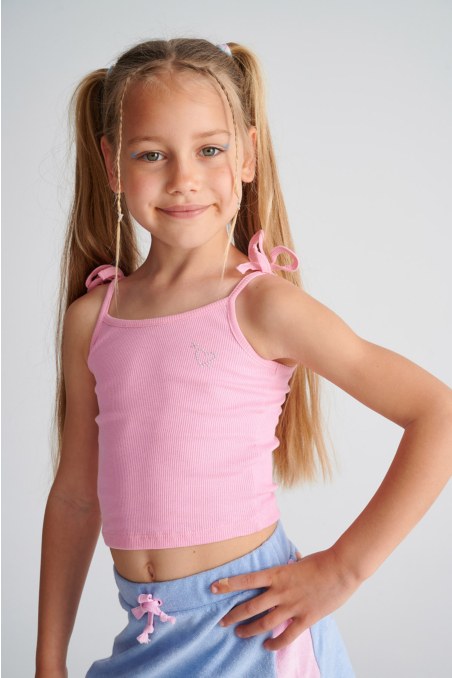 ΠΑΙΔΙΚΗ ΒΑΜΒΑΚΕΡΗ ΡΙΜΠ ΜΠΛΟΥΖΑ ΜΕ ΛΕΠΤΕΣ ΤΙΡΑΝΤΕΣ-25612072-710