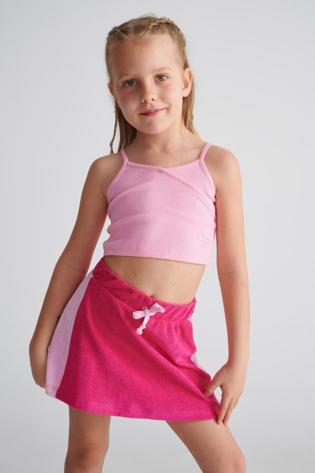 ΠΑΙΔΙΚΗ ΒΑΜΒΑΚΕΡΗ ΡΙΜΠ ΜΠΛΟΥΖΑ ΜΕ ΛΕΠΤΕΣ ΤΙΡΑΝΤΕΣ-25612077-710