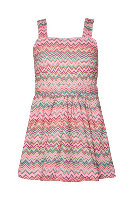 ΠΑΙΔΙΚΟ ΦΟΡΕΜΑ ΜΕ ΠΟΛΥΧΡΩΜΟ ΖΙΓΚ-ΖΑΓΚ ΜΟΤΙΒΟ-25614095-710