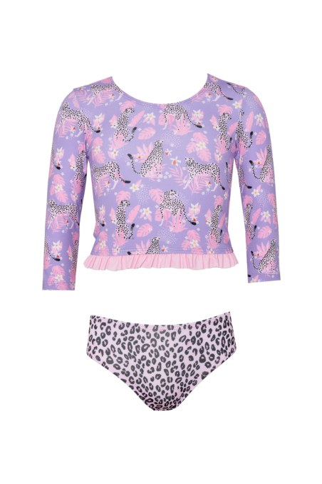 PRINTED LONG SLEEVED BIKINI SET FOR GIRLS-25616036-800