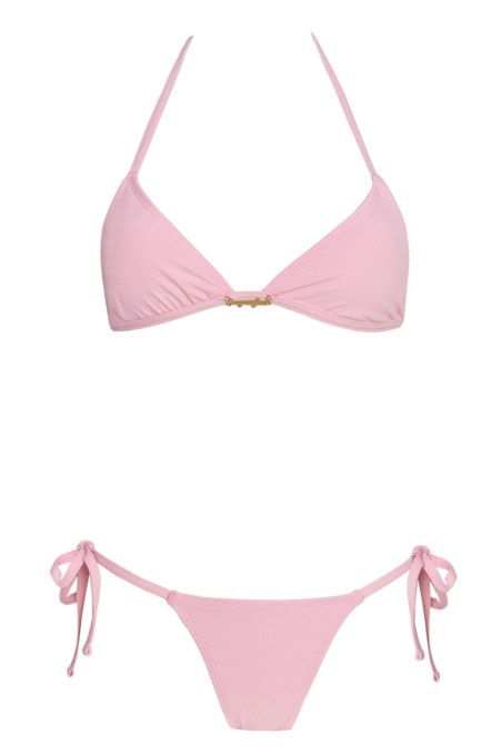 MONOCHROME RIBBED BIKINI SET FOR TEENS-25616153-628