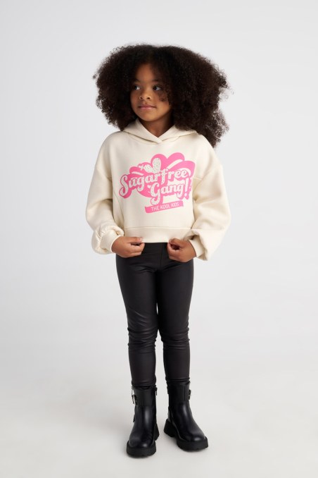 HOODED COTTON SWEATSHIRT FOR GIRLS-25632002-103