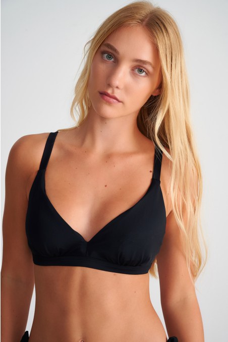 RECYCLED UNDERWIRED BIKINI TOP IN CUP D-25801003D-110