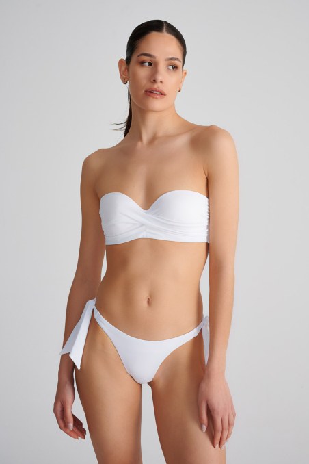 RECYCLED SWIMWEAR TIE-SIDE BIKINI SLIP-25802002-100