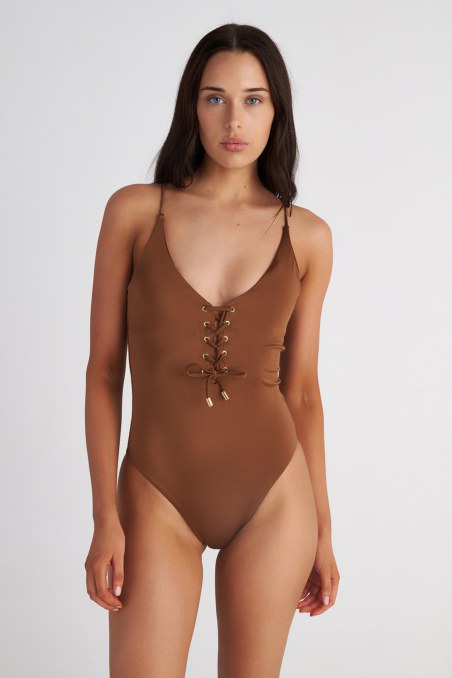 ONEPIECE SWIMSUIT WITH CUT-OUTS AND STUDS-25804728-321