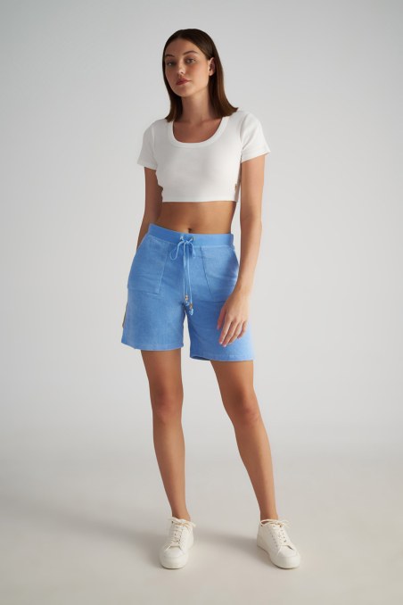 MONOCHROME TERRY BERMUDA-25810003-309