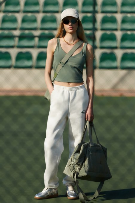 HIGH WAISTED COTTON CUFFED PANTS-25811055-103