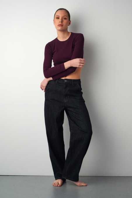 HIGH WAISTED BAGGY JEANS-25811219-425