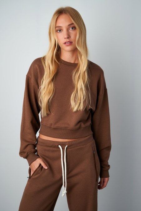 LONG-SLEEVED COTTON CROPPED SWEATSHIRT-25812215-208