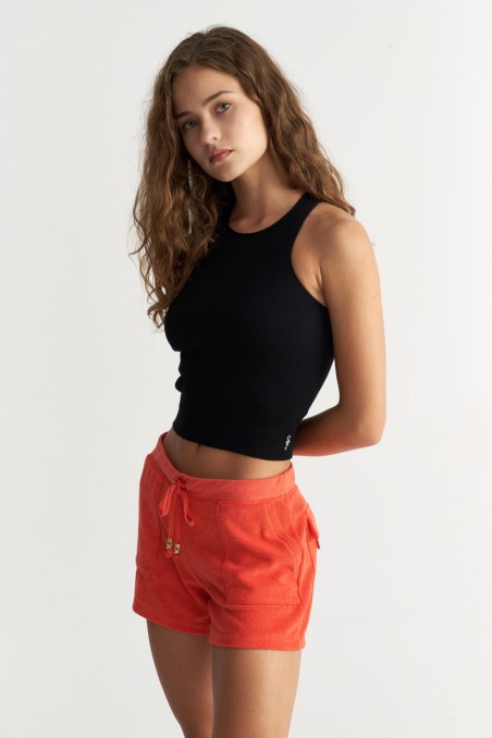 SEAMLESS HALTER CROPPED RIBBED TOP-25818012-110