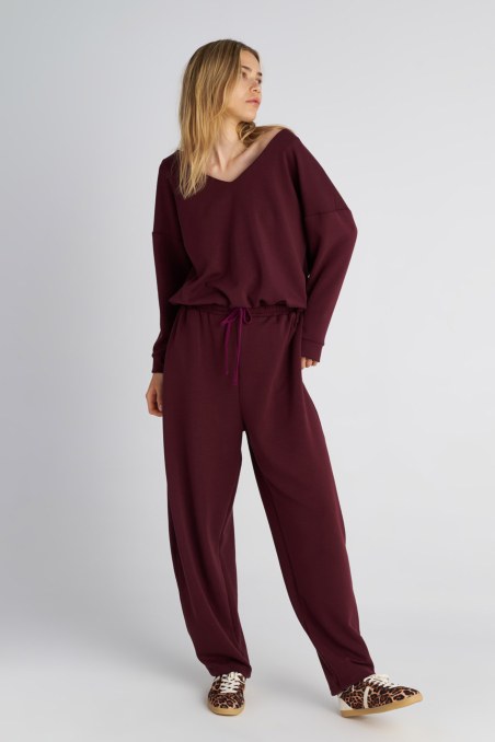 HIGH WAISTED SOFT LIGHT TOUCH PANTS IN LOOSE FIT-25831096-855