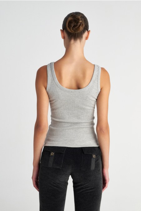 ELASTIC RIBBED COTTON TANK TOP-25832033-210