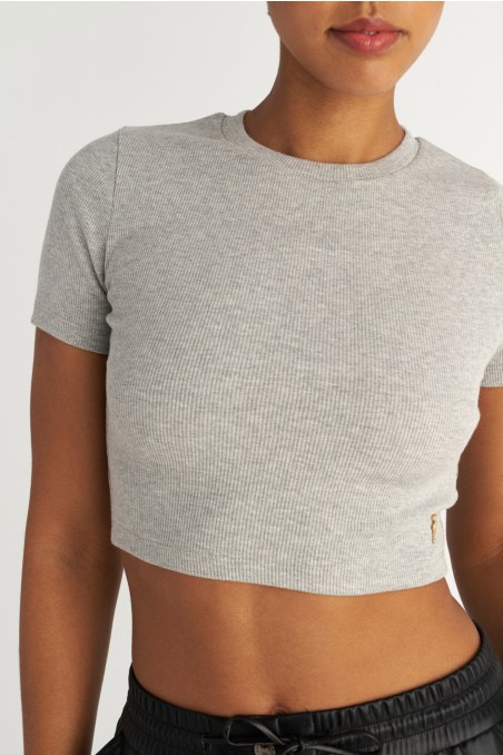COTTON RIBBED CROP TOP WITH SCOOP NECKLINE-25832047-210