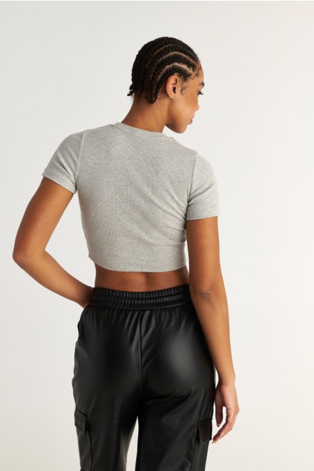 COTTON RIBBED CROP TOP WITH SCOOP NECKLINE-25832047-210