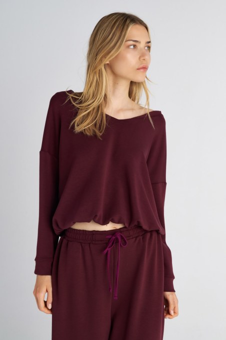 SOFT LIGHT TOUCH LONG-SLEEVED SWEATSHIRT-25832096-855