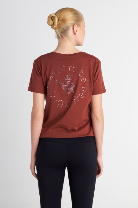 STRASS EMBELLISHED COTTON T-SHIRT IN LOOSE FIT-25832200-331