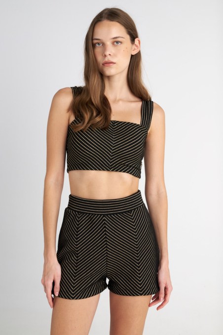 SUPER SOFT VELOUR CROPPED TOP WITH STRAPS-25832217-110