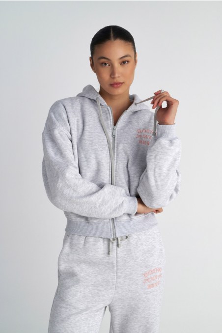 BASIC COTTON HOODED JACKET WITH INNER SOFT FLEECE FABRIC-25833039-211