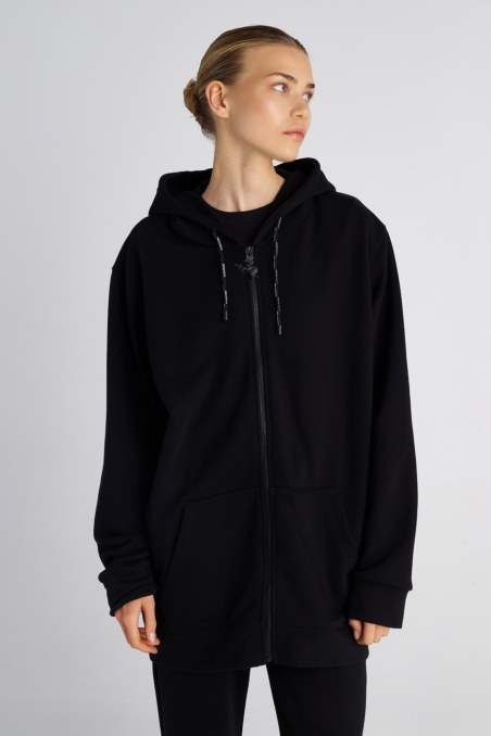 OVERSIZED HOODIE COTTON JACKET-25833080-110