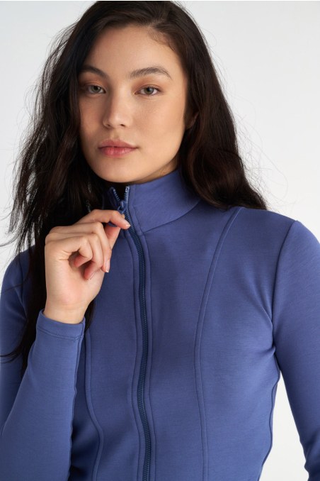 SOFT LIGHT TOUCH LONG SLEEVED JACKET IN SLIM FIT-25833098-427