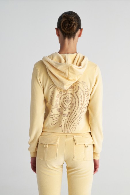 STRASS EMBELLISHED VELOUR JACKET-25833105-963