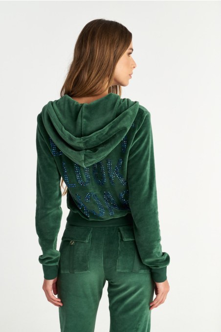 STRASS EMBELLISHED VELOUR JACKET-25833175-527